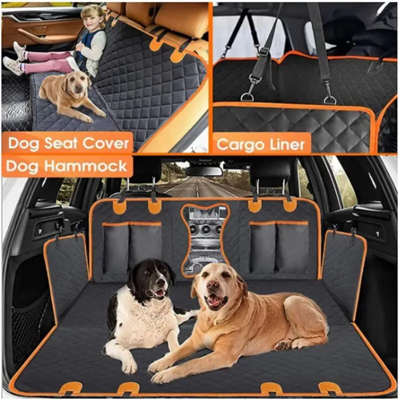 A mat to protect your car from the hair and dirty paws of your pets